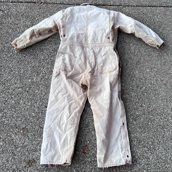 Vintage Carhartt Faded Insulated Coveralls - Picture 5 of 5